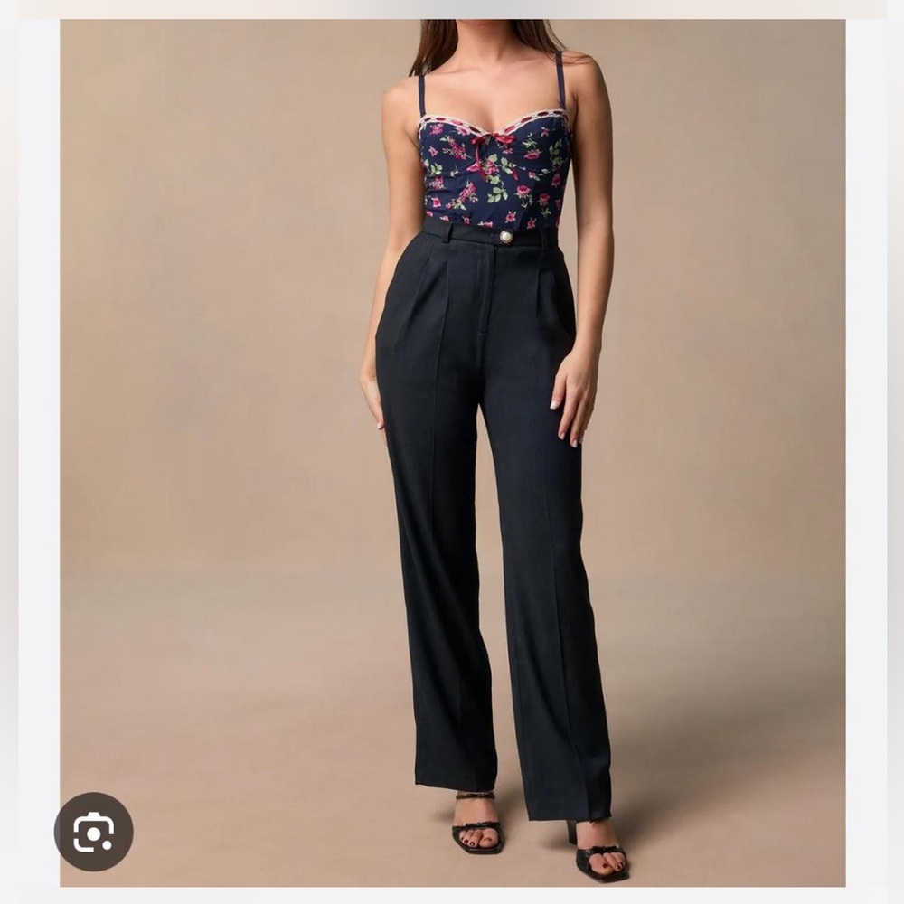 Rouje navy trouser